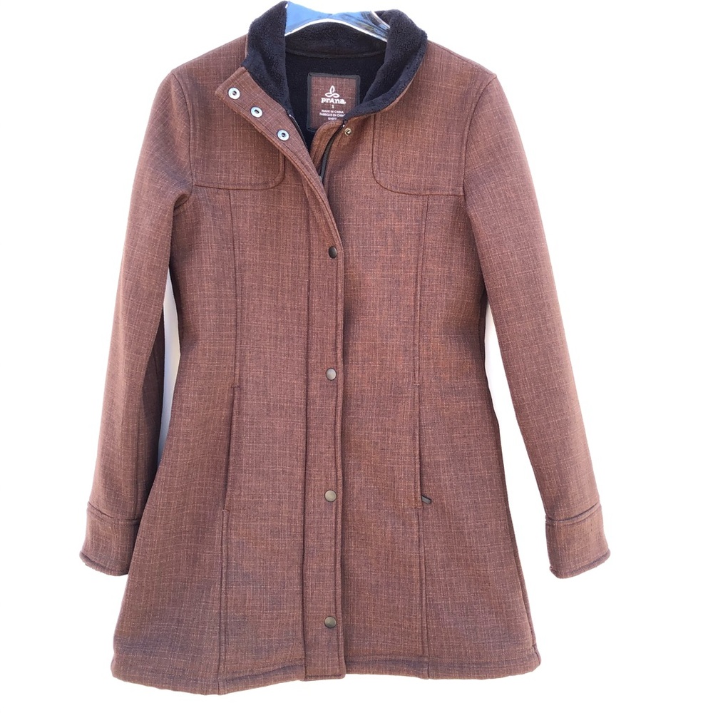 Prana Full Zip Fleece Lined Jacket